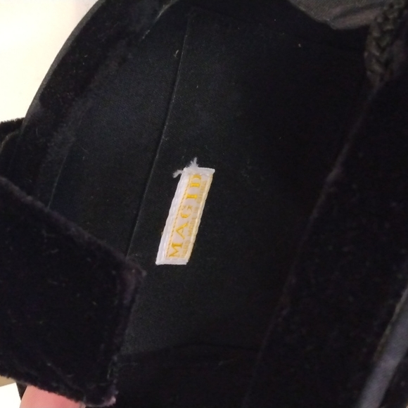 Magid Vintage Velvet Evening Bag Purse Crossbody Small - Picture 2 of 10